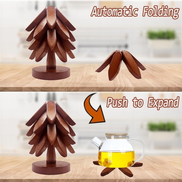 Wooden Trivets Set - Picture 8 of 8